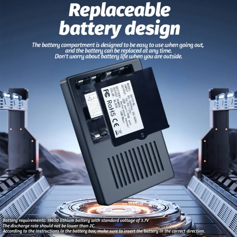 

Uninterruptible Power Supply 15V 24V POE 5V 9V 12V USB 18W Output DC UPS Battery Backup For Camera Router Optical Modem US Plug