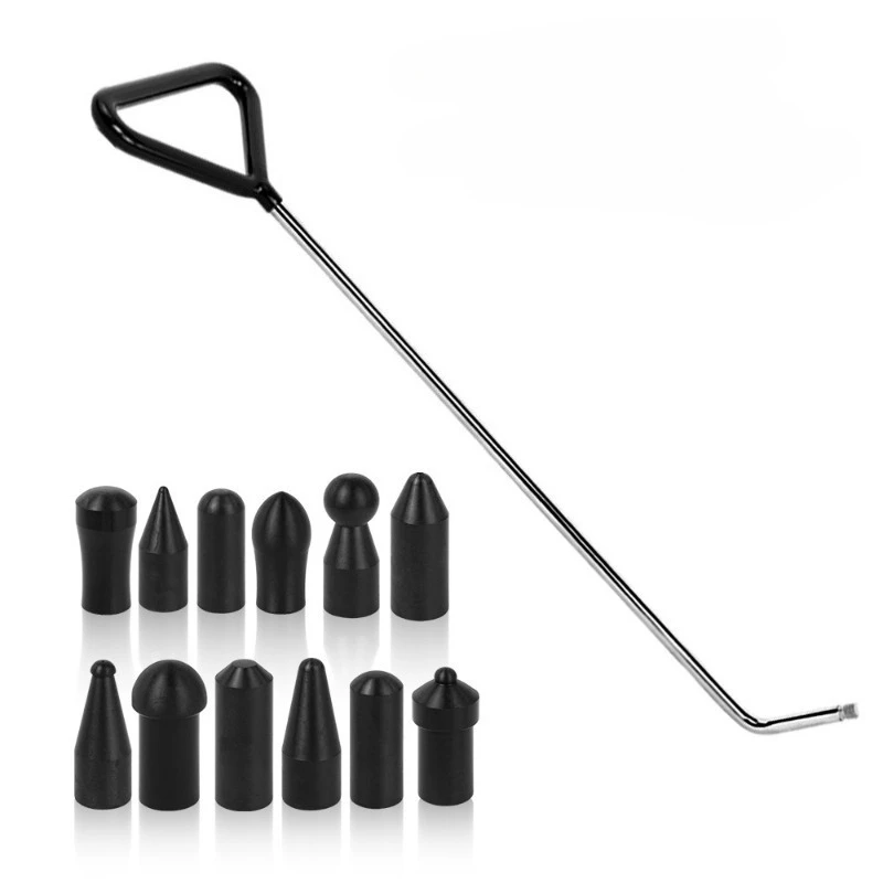 

Набор для ремонта вмятин PDR Инструменты Набор крюковых стержней Инструмент для удаления вмятин автомобиля со съемником лома для кузова автомобиля Ремонт повреждений от града