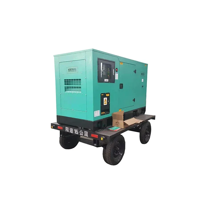 Hot sale brand new 200kw 250kva Cummins power silent type trailer diesel generator