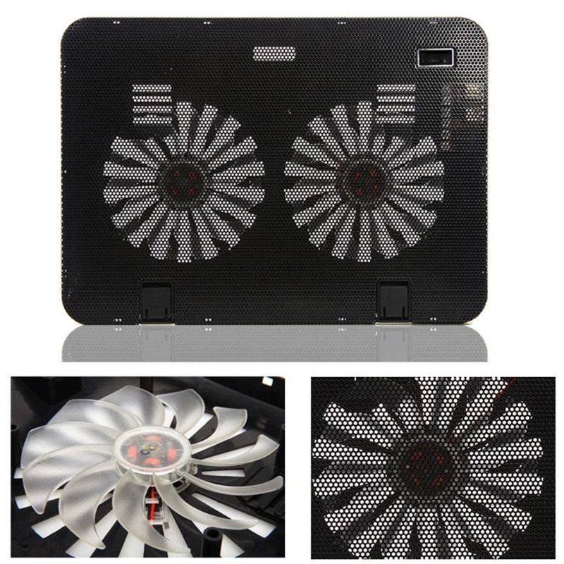 Laptop Cooling Pad Gaming Laptop Cooler Cooling Stand for w/ 2 Quiet Fans for 15 best sale