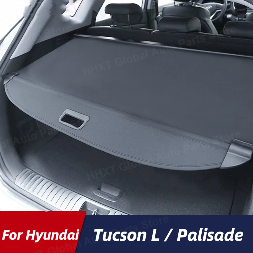 For Hyundai Tucson L/ Palisade 2021-2022 Car Trunk Curtain Organizer Tail Box Partition Baffle Sunshade Interior Accessories