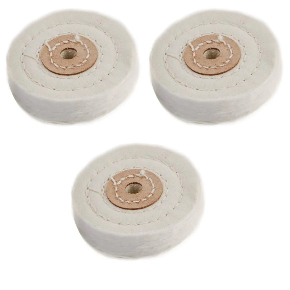3inch Cloth Buffing Polishing Wheel  Set of 3  Perfect for Polishing Jewelry  Ornaments  and Precise Products  Results