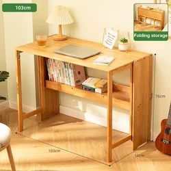 Folding Desk Computer Table Desk Student Household Small Desktop Bedroom Bedside Writing Workbench laptop table