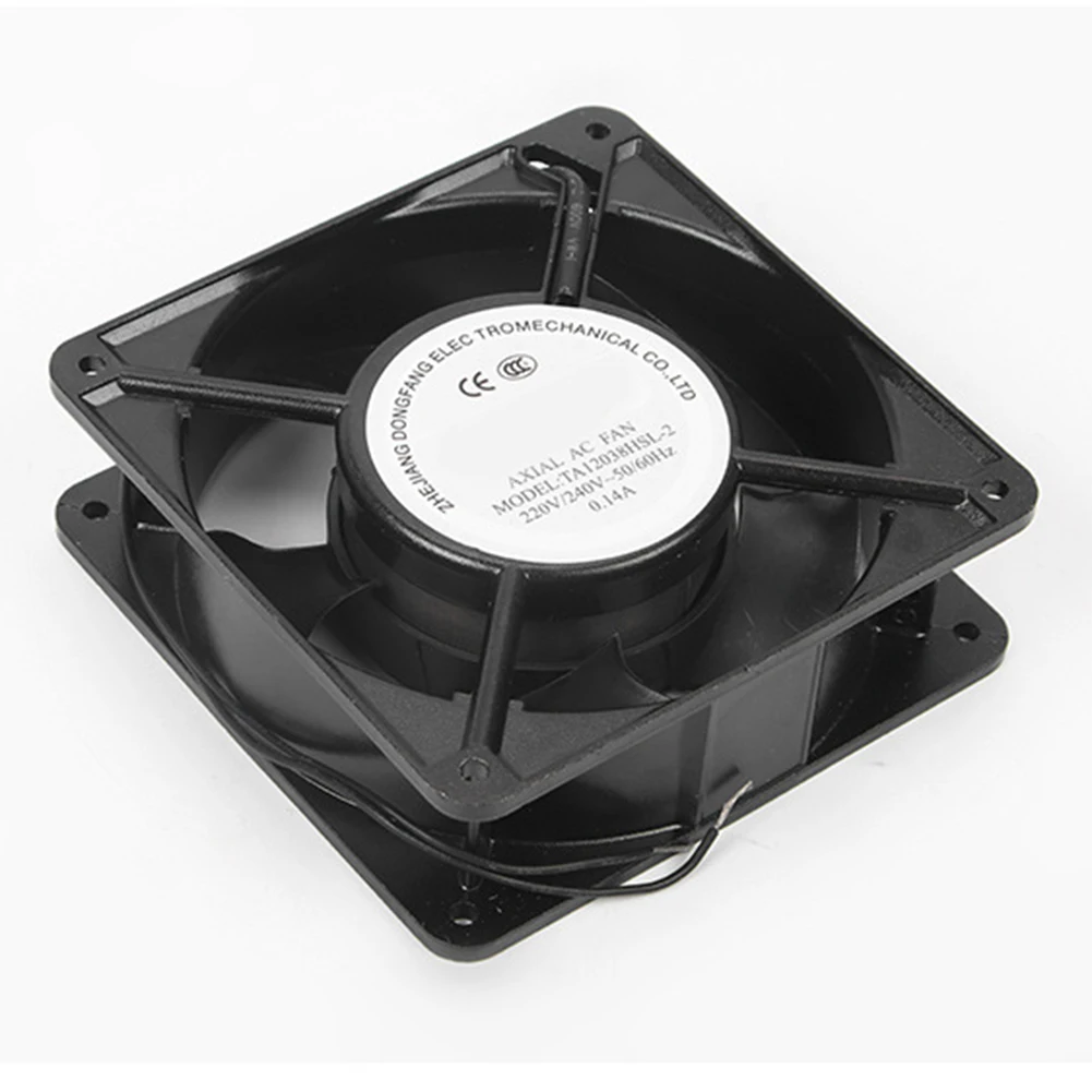 Ventilador axial para casete de lareira, ventilador térmico inserível de alta temperatura, lâminas de metal, ventilador axial circula efetivamente o ar quente