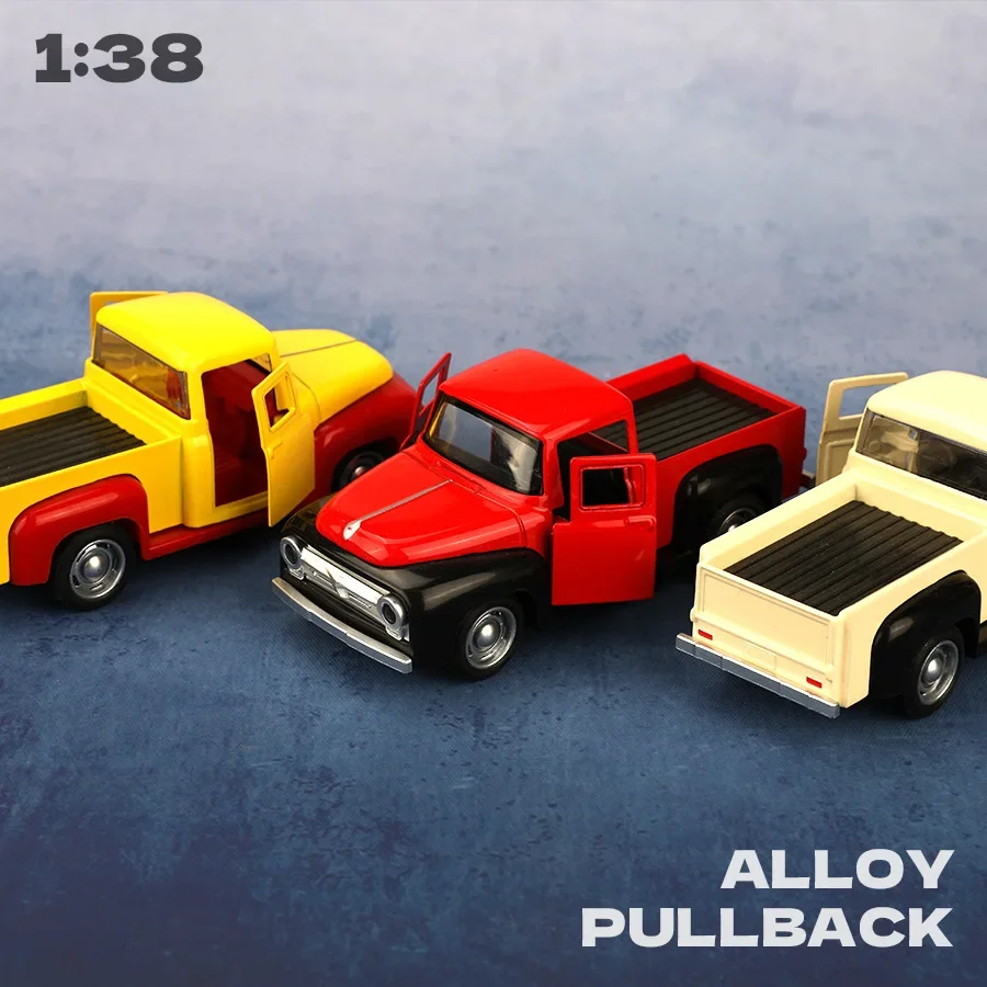 لعبة الالتقاط المصنوعة من خليط معدني كلاسيكي نموذج سيارة آلية التراجع العتيق لعبة سيارة قابلة للجمع للأطفال والجامعات
