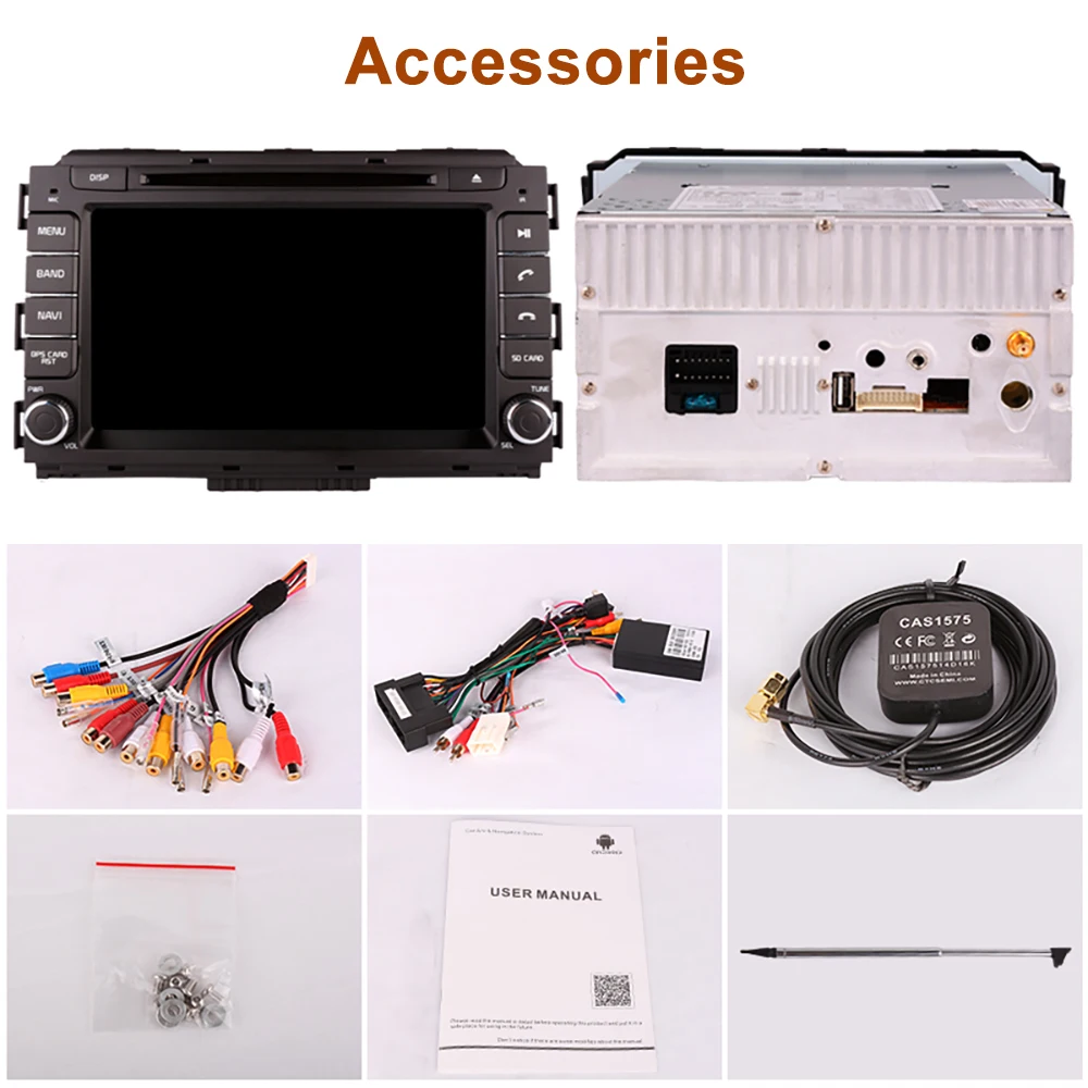 9 Inch Android Car Multimedia Player  For KIA Carnival Sedona 2015 - 2020 GPS Navigation Autoradio Carplay DVD Video Player WiFi