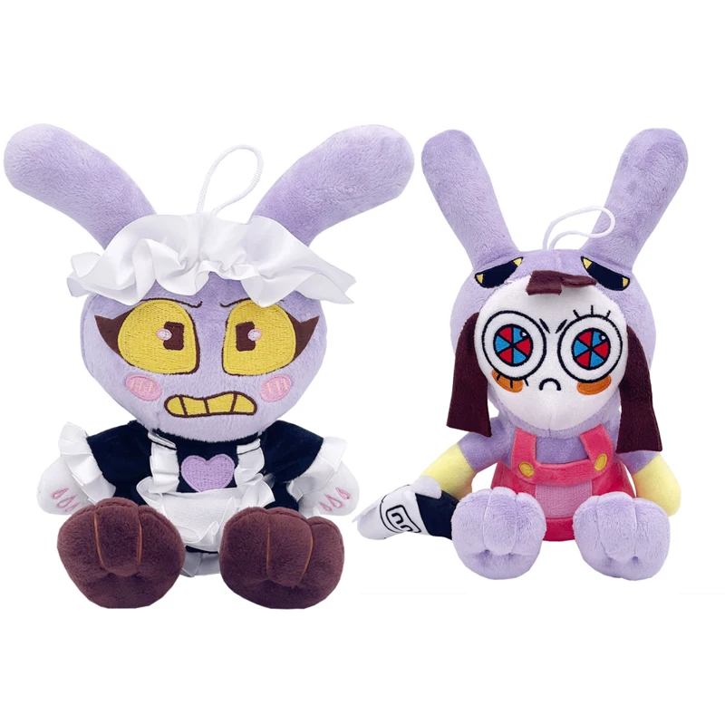 Em Estoque: O Incrível Brinquedo de Pelúcia do Circo Digital - Boneco de Pelúcia Pomni Jax Kawaii para Sofá, Decoração de Casa, Presente de Natal e Aniversário