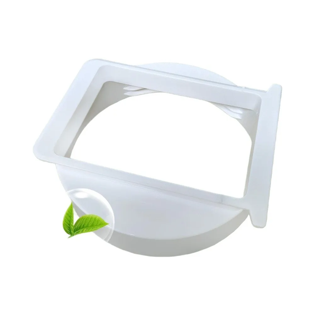 For Midea-Compatible Portable Air Conditioner Hose Connector 15cm White ABS Interface for 5.9 Inch Rectangular Ducts