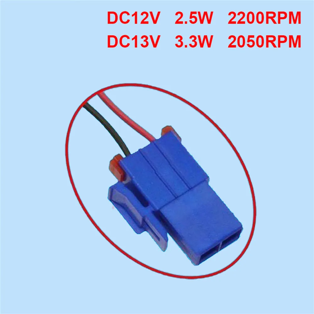 Frozen Cooling DC Motor D4612AAA21 Single Fan Motor 13V 3.3W/ 12V 2.5W For Bosch Daewoo Siemens Double Door Refrigerator