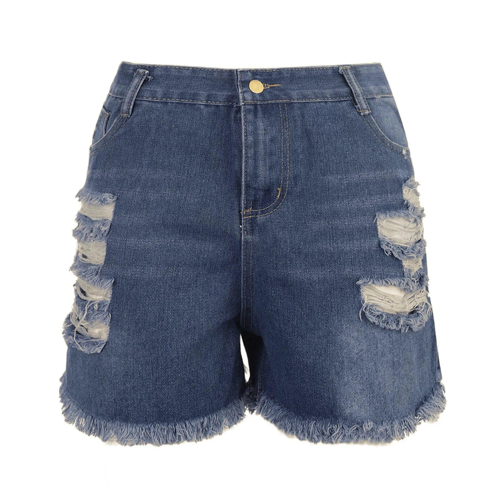 

Female Fashion Denim Trunks Vintage Streetwear Shorts Tassel Pants Frayed Shorts For Women Ripped Outfits Pantalones Cortos