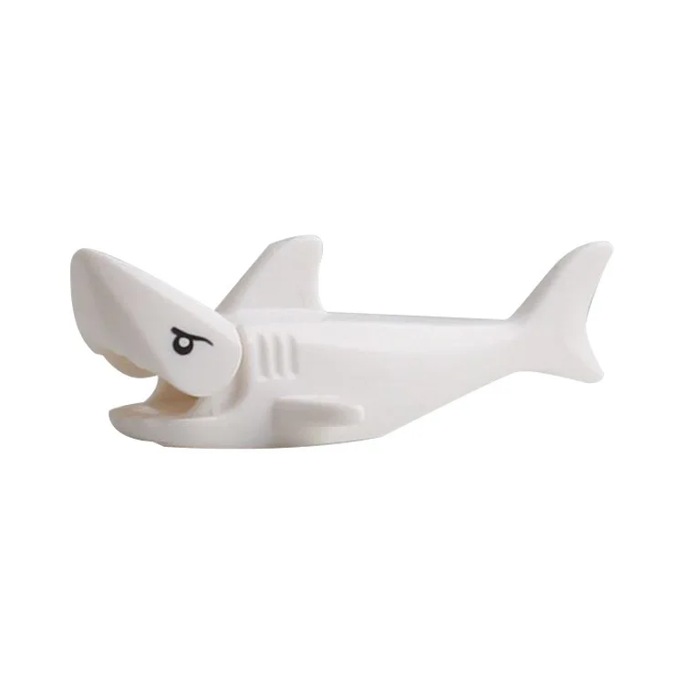 Zoo Krokodil Shark Freunde Mini Tier Set Action-figuren Bausteine Kinder Geschenke Spielzeug Tier Zubehör Ausrüstungen