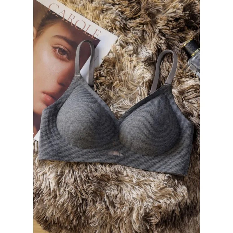 Sujetador con tirantes con letras, push-up, para senos pequeños, efecto lifting, antideslizante, sensual y cómodo, lencería femenina, tallas 32-38, S-XL
