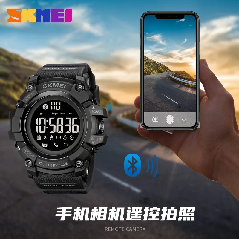 SKMEI Sport Smart Watch for Man Original Brand Call App Remind Pedometer Digital Watches Waterproof Smartwatch Sleeping Monitor