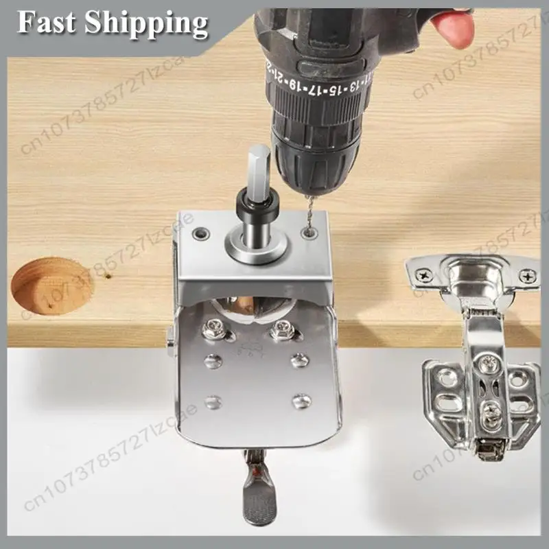 -A99Z Adjustable Concealed Hinge Jig Kit, 0-30Mm Door Hinge Installation Tool With Precision Positioning, Stainless Steel