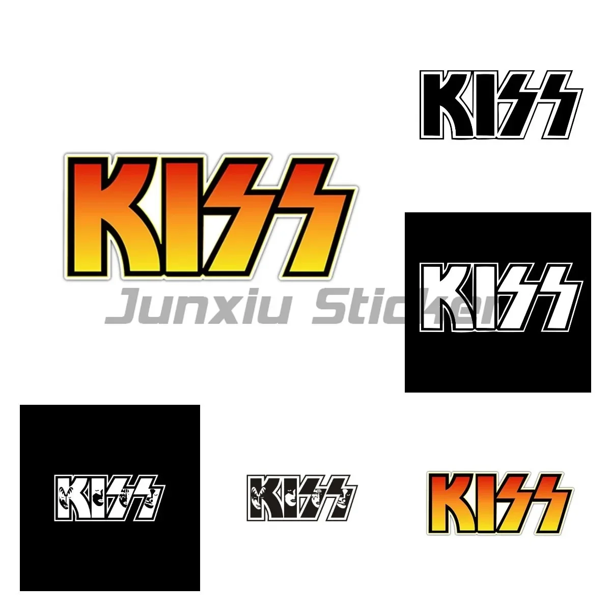 

KISS автомобильная наклейка водостойкая солнцезащитная наклейка для ноутбука, грузовика, чемодана, мотоцикла, автоаксессуары, украшение из ПВХ