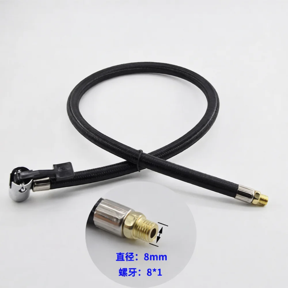 High Quality Rubber Air Hose For Vehicle Tire Inflator Reliable Valve Adapter For Fast Automotive Pressure Care