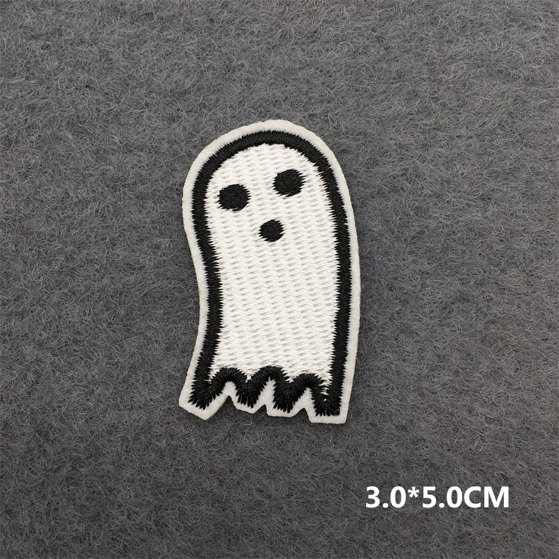 Terror Geist Patch für Kleidung Aufkleber Lustige Anime Bestickt Patches Auf Kleidung DIY Haken Schleife Kleidung Streifen – Detail 6