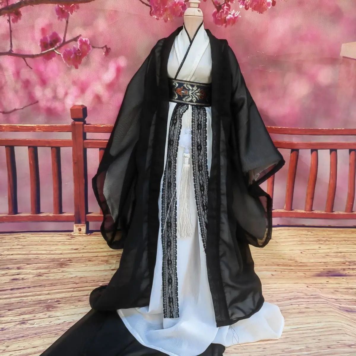 1/3 roupas de boneca terno para 60cm bjd boneca chinês antigo traje vestido conjunto brinquedos vestir-se jogar casa boneca acessórios, sem boneca