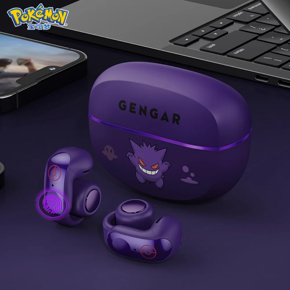 アニメポケモンゲンガーイヤークリップスタイル Bluetooth ヘッド