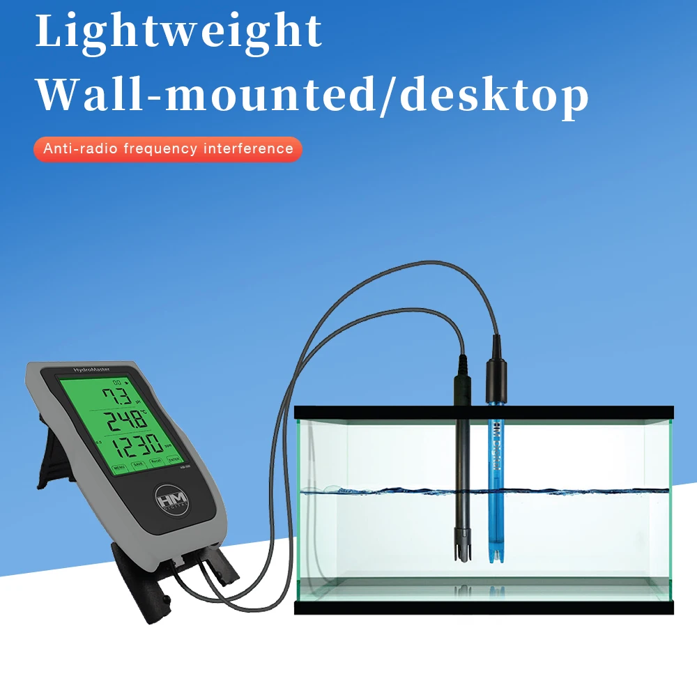 4 In 1 PH TDS EC TEMP Meter Detektor Kualitas Air Multi-parameter Digital LCD Monitor Kualitas Air Multiparameter untuk Aquacult