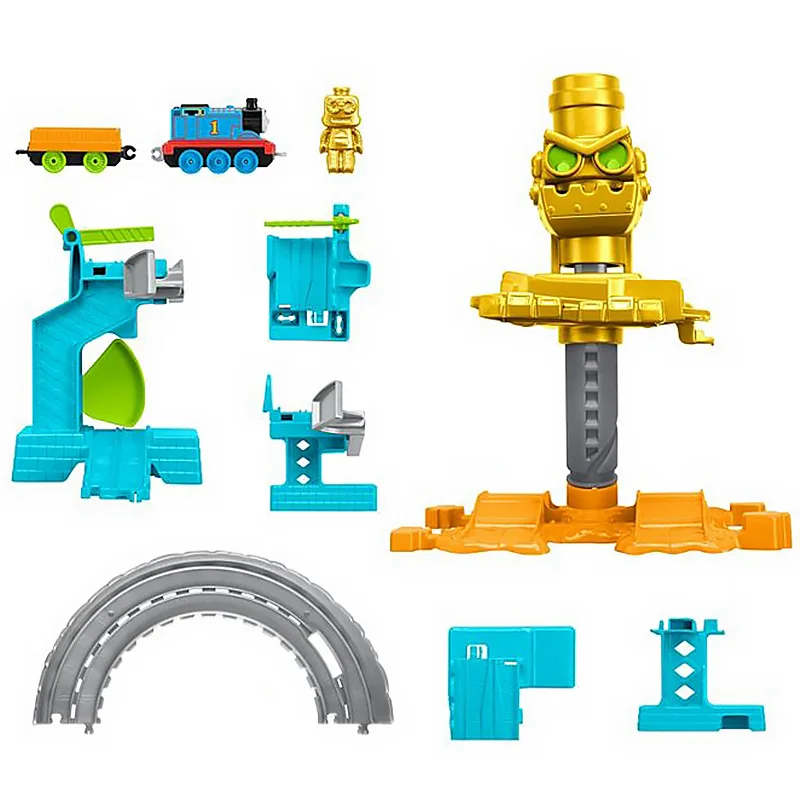 Original Thomas & Friends the Mini Train Alloy Manual Exploration Space Robot Railway Track Boy Gift Model Car Toys For Children