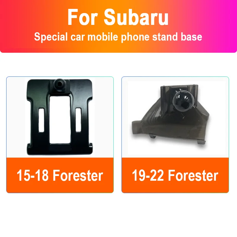 

Car Phone Holder Noiseless Gravity Support Mount Bracket Vent Clip Air Outlet Snap-in Stand for Subaru Forester SJ SK 2014~2023