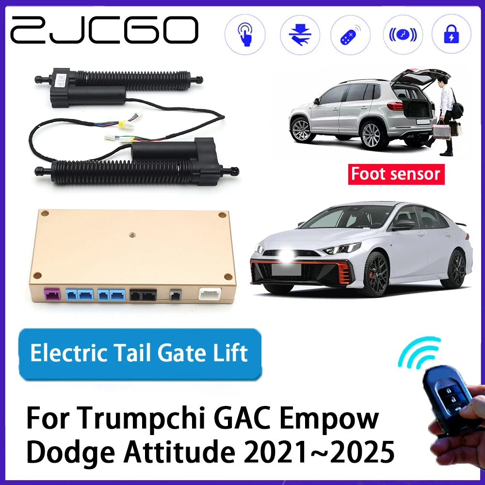 

ZJCGO Auto Trunk intelligent Electric Tail Gate Lift Automatic Tailgate Opener for Trumpchi GAC Empow Dodge Attitude 2021~2025