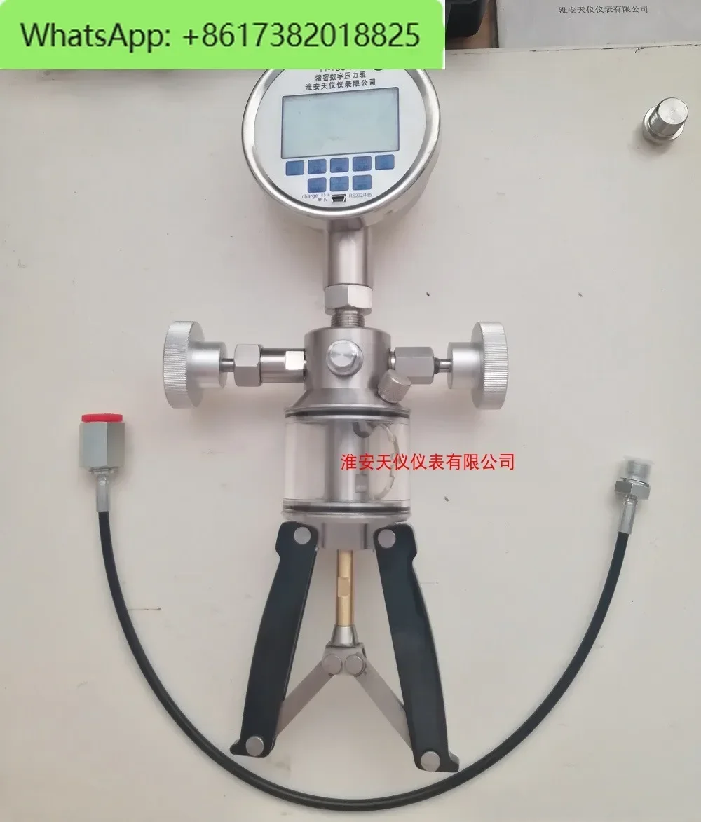 Marine hand clamp pressure pump 0~ 700bar  pinch high pressure hydraulic source, hand-held air pressure calibrator