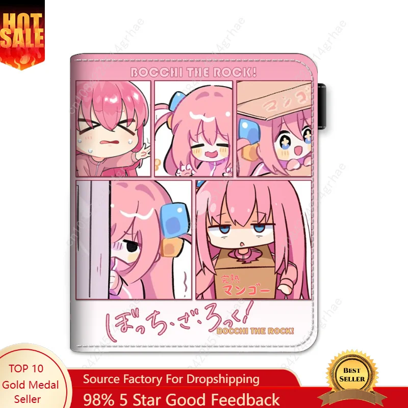 

Anime Bocchi The Rock Gotoh Hitori Short Wallets Cute Ijichi Nijika Purse with Coin Pockets