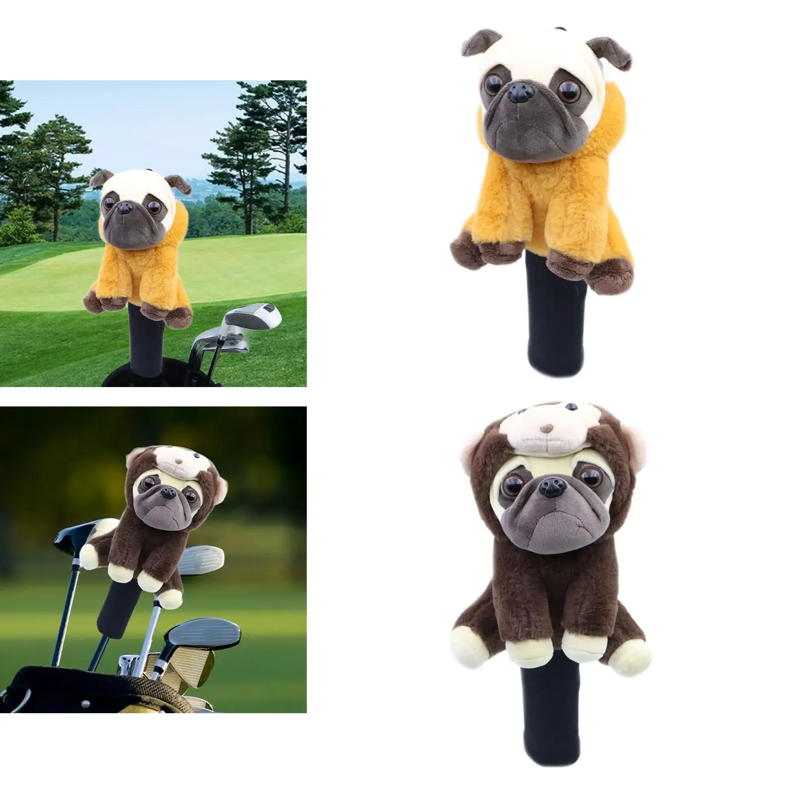 Equipo de cubierta de cabeza de Golf portátil, cubierta de mazo de Golf linda, funda protectora envolvente