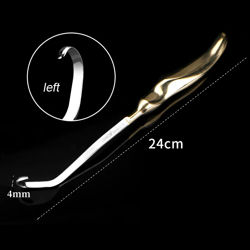 Ion stripping nasal periosteum remover for extracting rib cartilage with left and right bending