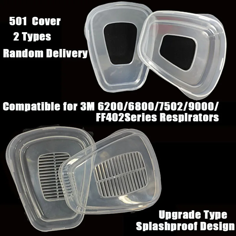 Replaced Anti Particle Dust-proof 5N11 Cotton Filter 501 Retainer Supplies For 3M Series Respirator 6001/6200/7502/6800 Gas Mask