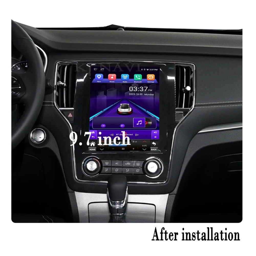 9.7 Inch DSP For Roewe RX5 2016 2017 2018 Android 14 Car Stereo GPS Radio Multimedia Video CarPlay Auto 4G Let