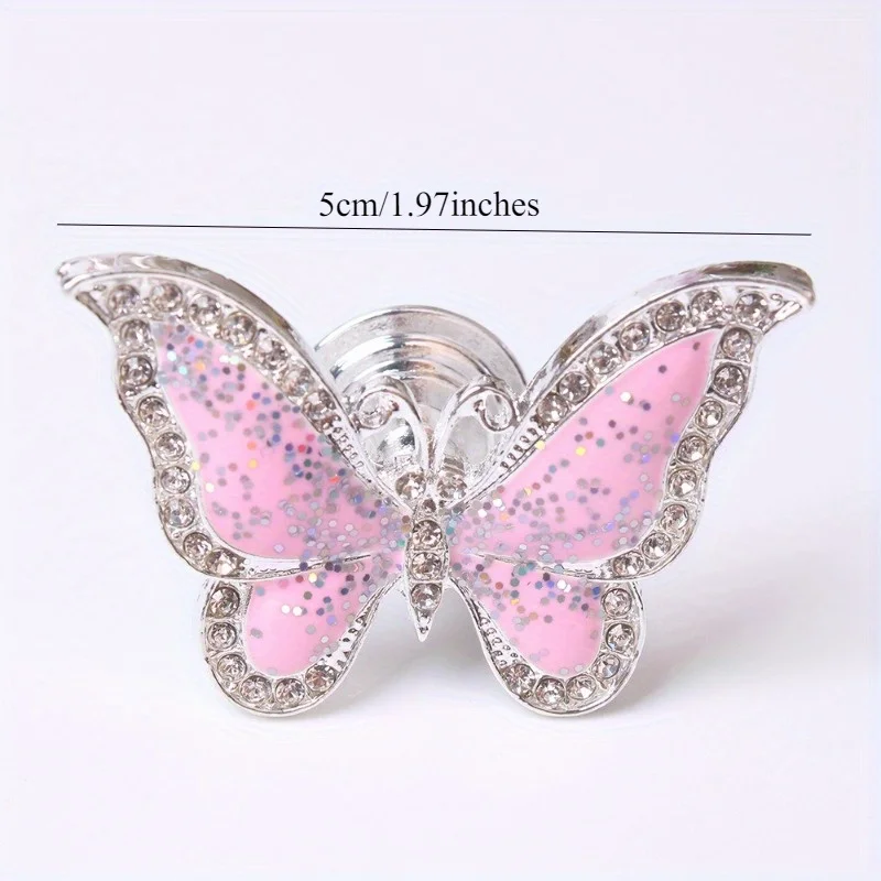 2 ชิ้นสไตล์ใหม่ผีเสื้อแปลกลูกบิดเฟอร์นิเจอร์ตู้ดอกไม้ลิ้นชักห้องครัวตู้หนังสือตู้จับ