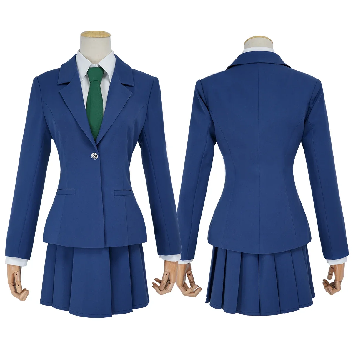 

Cosplay Detective Conan Anime Rachel Moore Mouri Ran Cosplay Costume Suit Shirt Skirt Tie Halloween Thanksgiving Christmas Daily