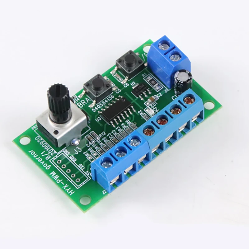 DC Tanpa Sikat Motor Pwm Pengendali Kecepatan (Lama) 5v12v24v 6-30V Pengendali Kecepatan Tanpa Langkah Rem Darurat Universal