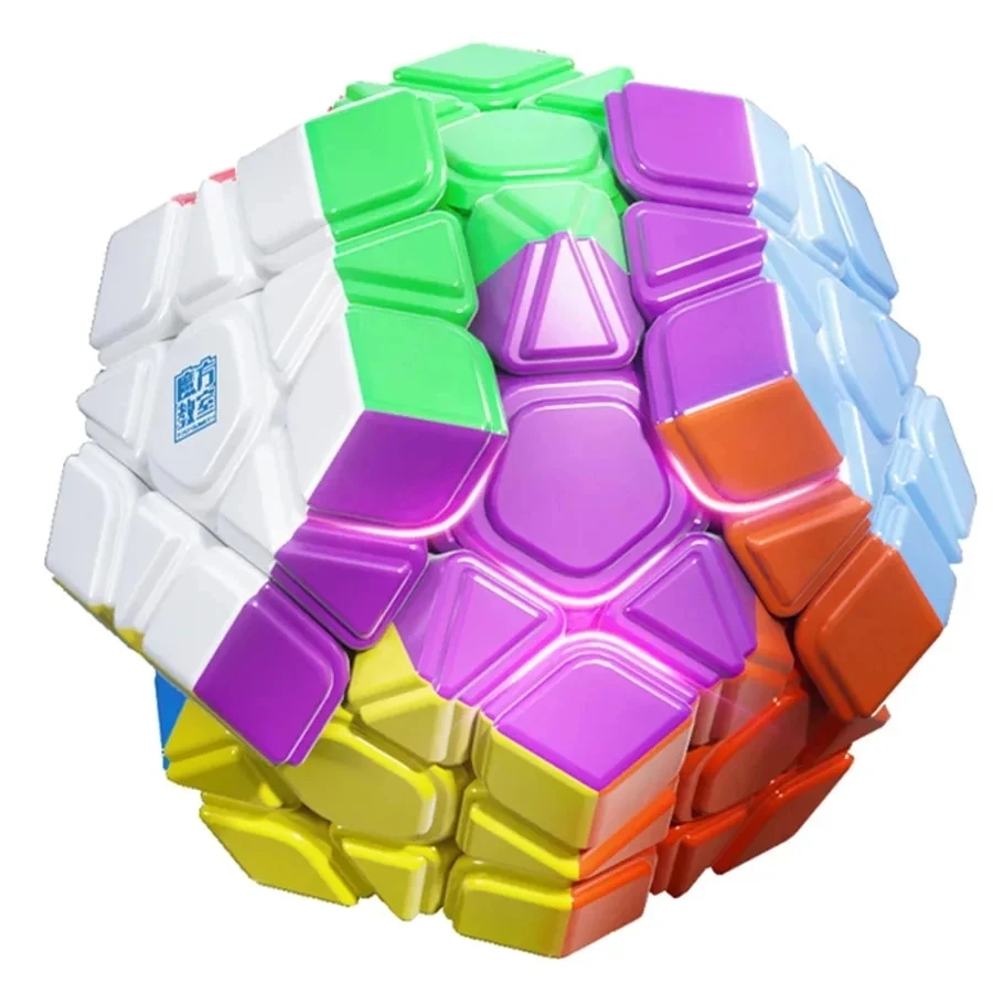 MOYU Megaminx V2 Magnetic Magic Cube 3x3 Dodecahedron Profession Speed Puzzle 12 Face Toy Special Speedcube Original Cubo Magico