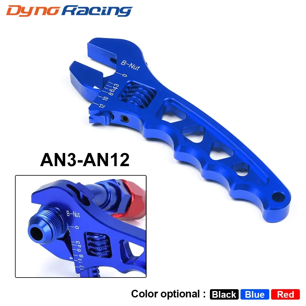 

Adjustable AN Aluminum Wrench Hose Fitting Tool Aluminum Spanner AN3-AN12 Wrench Spanner Fitting Tools BX100723