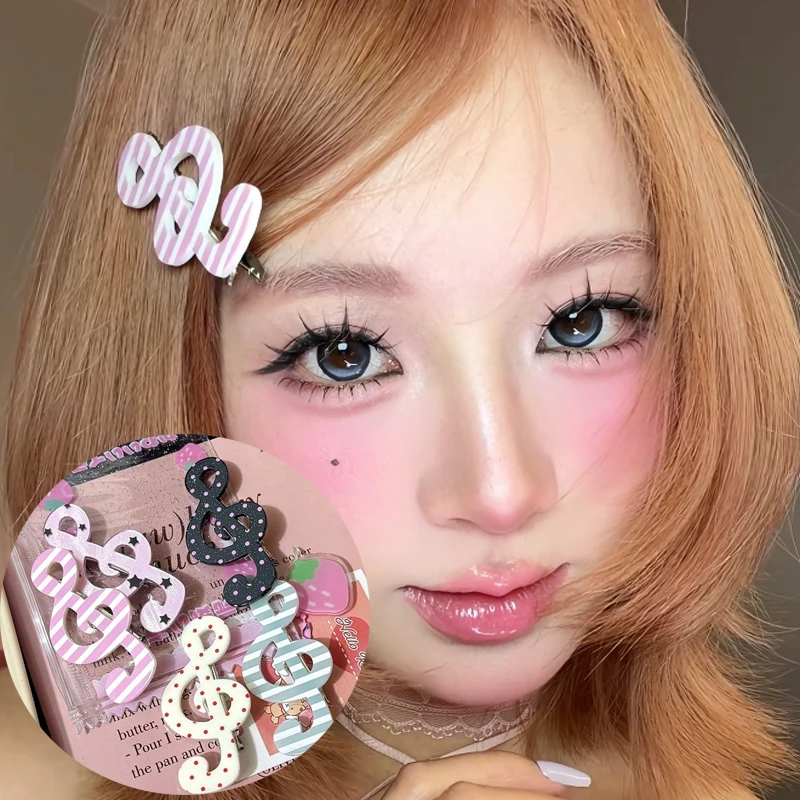 

1/2/3Pcs Cute Musical Note Hair Clip Barrettes Sweet Style Side Clip Star Wave Point Music Notes Duckbill Clip Fashion Hairpins