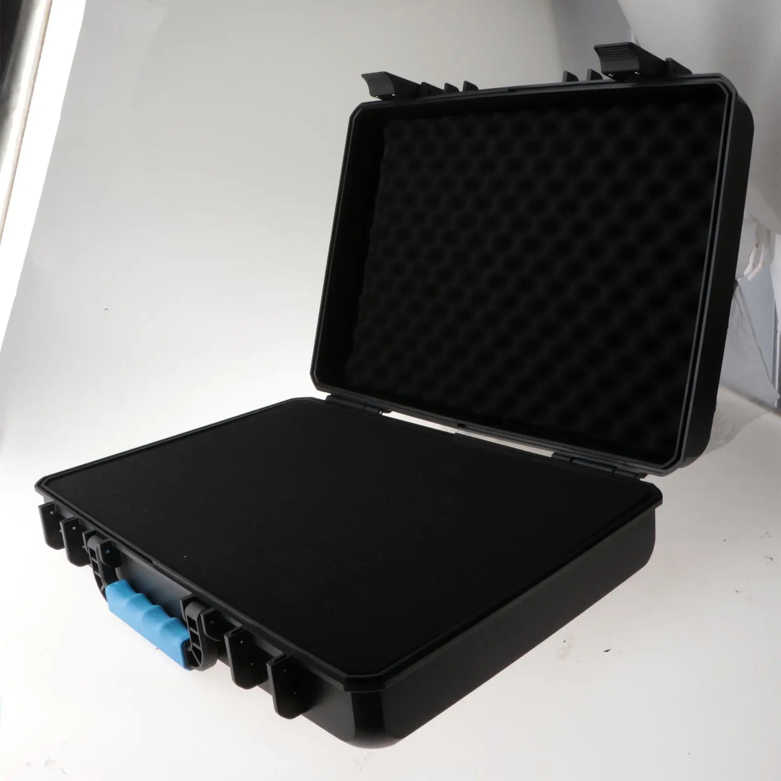 Hard Carrying Case Waterproof Foam Protection Storage Box with Buckle for Camera Tools and Travel Use