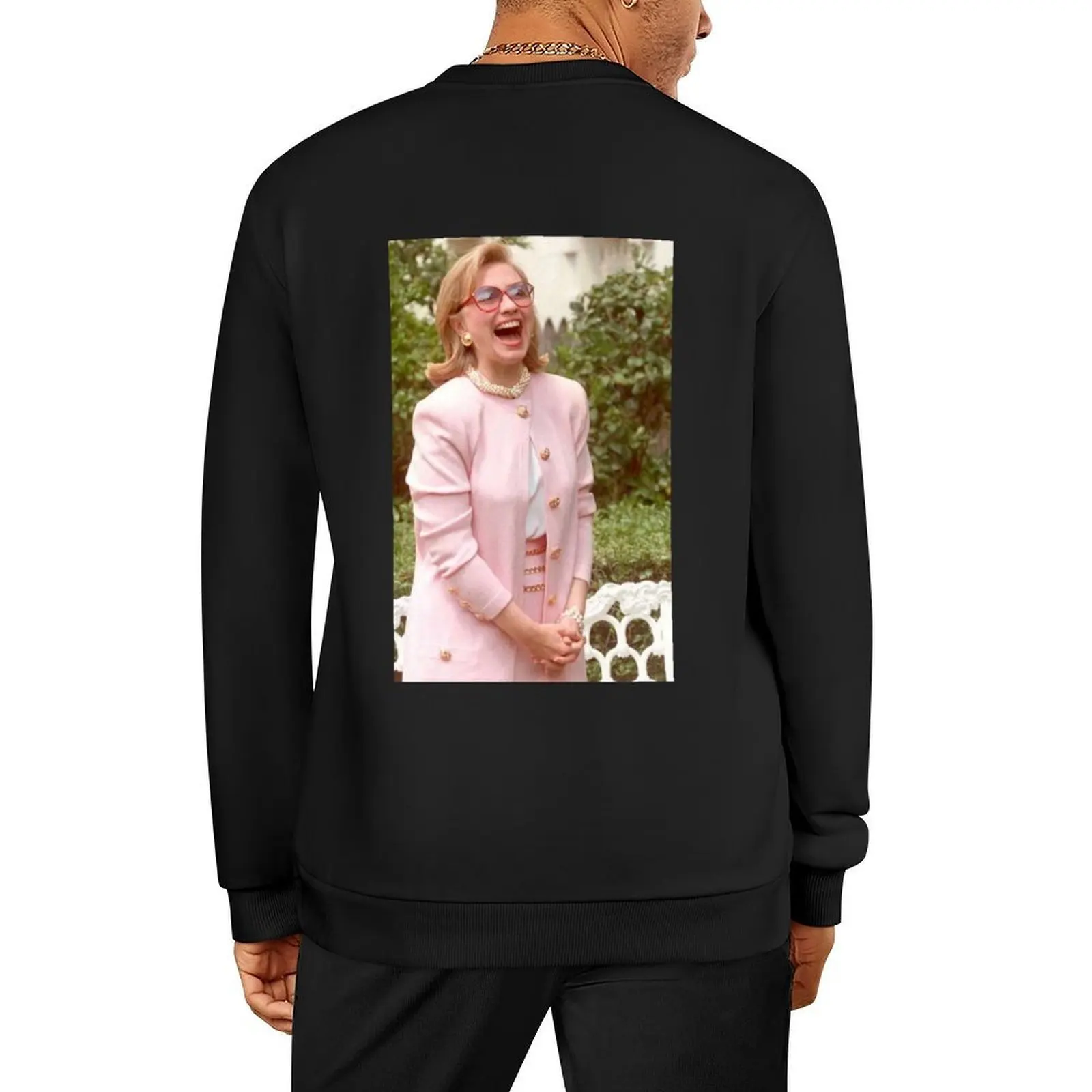 

Laughing Hillary Clinton Pullover male clothes korean clothes men wear new hoodies and sweatshirts