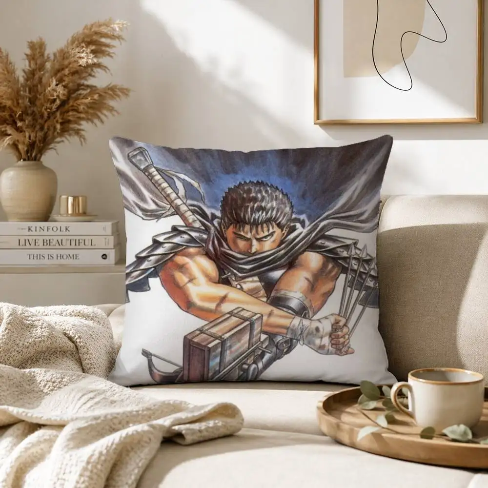 B-Berserk The Golden A-Age A-Arc Pillow Case Cushion Cover Throw Pillow Case For Car Sofa