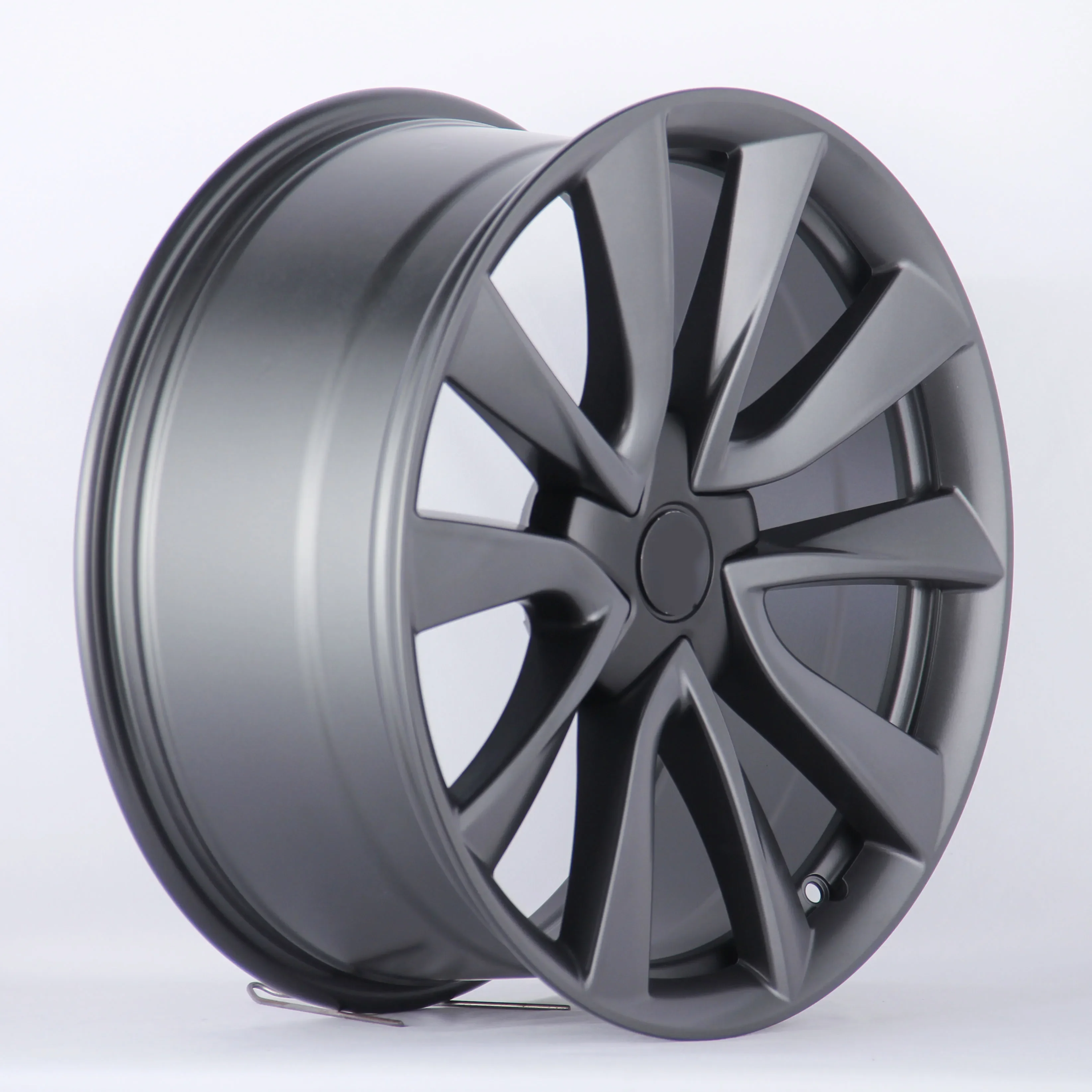 Bku Instock Cast 5x114.3 Wheels 19 20 inch Car Rims Gunmetal Alloy Passenger Racing Car Wheel For Model 3 Y S