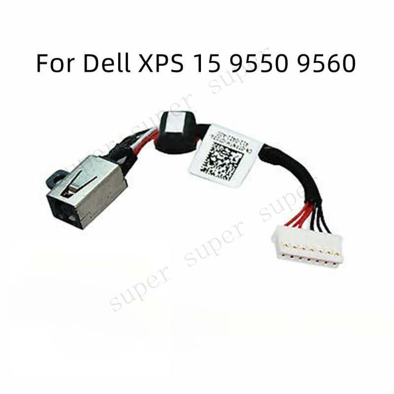 S++ DC Jack Power Charging Harness Port Plug Cable For Dell XPS 15 9550 9560