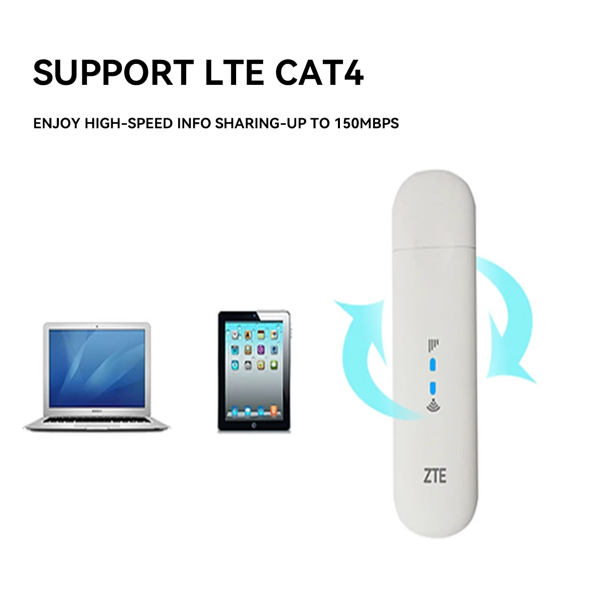 ZTE MF79U 4G LTE USB Pocket WiFi Router  Mobile Router Modem Portable Travel MiFi Hotspot 150Mbps Mobile Router Support 10 Users