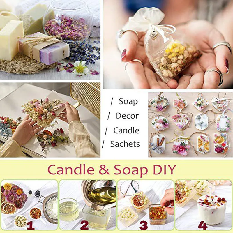 

Multi Functional Product Making Candle Packaging Materials Diy Handcrafts Artificial Flower Maked Material Home Decor