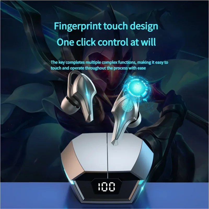 Auriculares Bluetooth 5,3 música juegos modo Dual auriculares inalámbricos Bluetooth auriculares estéreo HIFI auriculares Gamer para Xiaomi K12