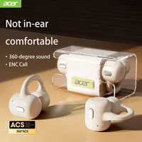 Acer OHR301 TWS Earbuds Bluetooth 5.3 Low Latency Gaming Sport Headset Clip-on ear Earbuds Air Conduction ENC HD-Call 330mAh