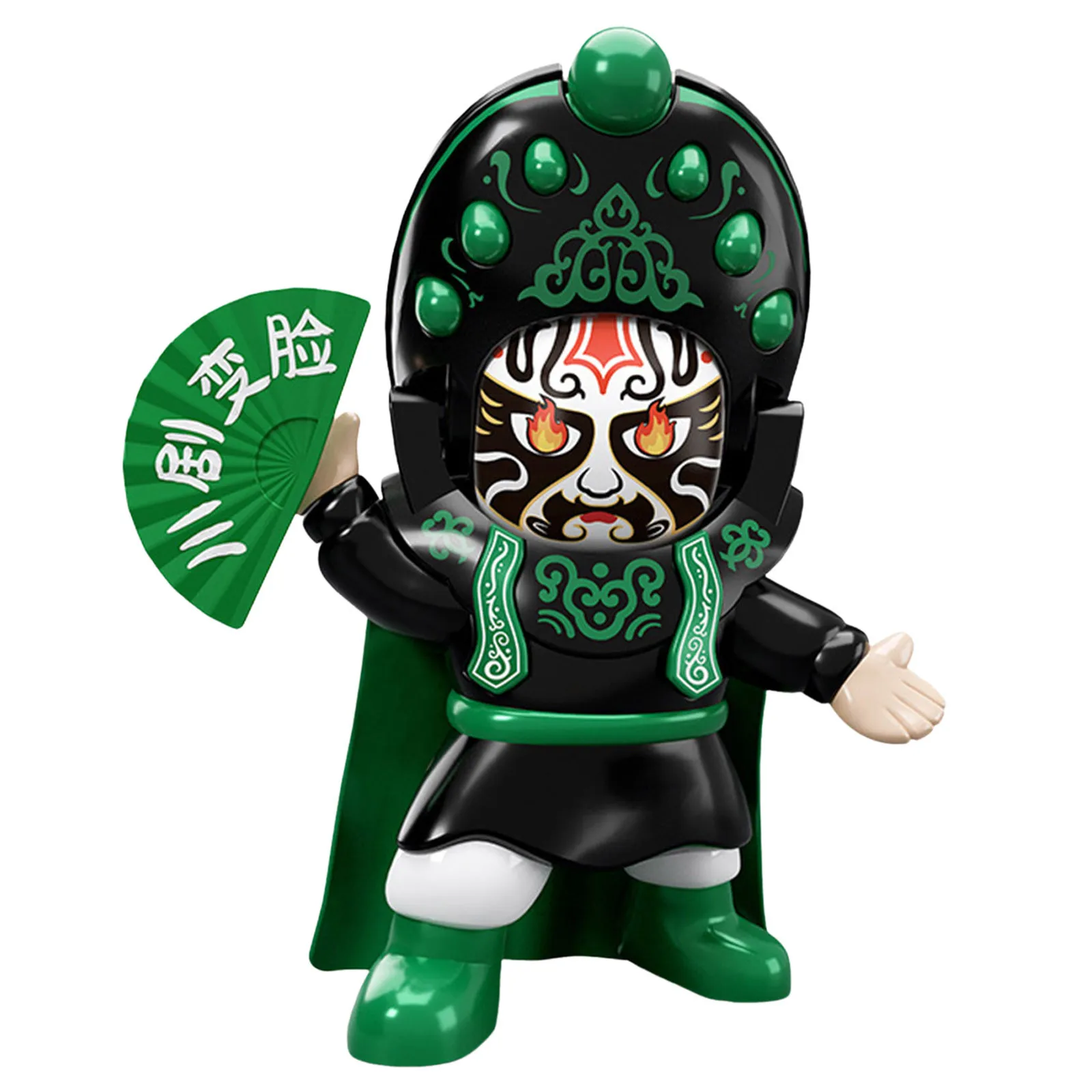 هدية صالة الألعاب الرياضية الخشبية لعام 2025: صندوق هدايا أنيق مع تميمة تغيير وجه أوبرا سيتشوان 4 وجوه قابلة للتحويل بشكل عشوائي #4