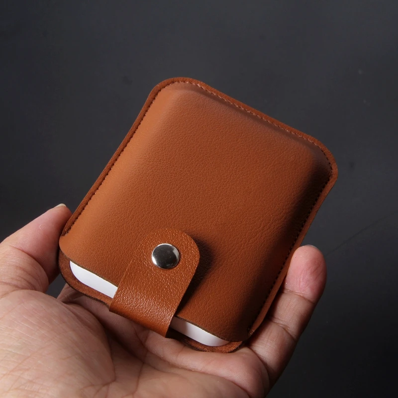 Power Bank Cover Tasche Ledertasche für iPhone 13, Magsafe Externe Batterieabdeckung – Detail 6